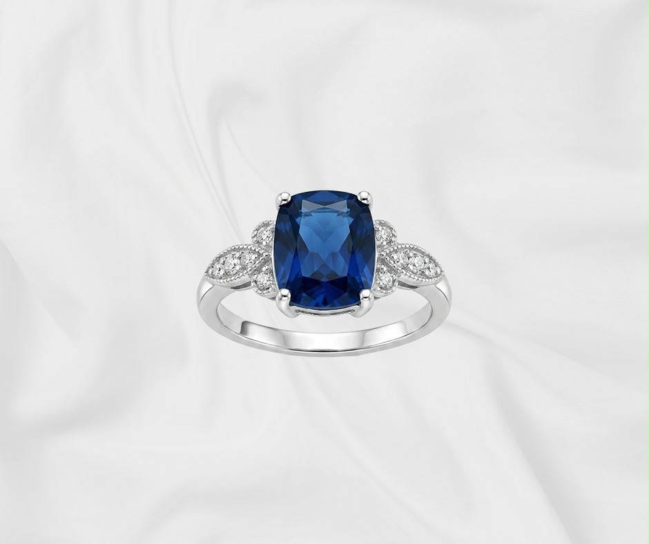 Natural Royal Blue Sapphire Ring